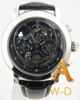 Andre belfort, Automatic, Leather strap gents skelital luxury watch 