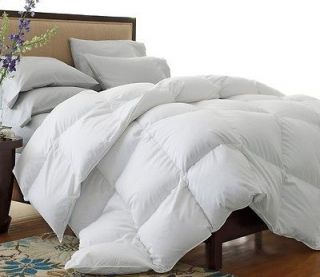 DOUBLE FILLED White Goose Down Alternative Comforter Fit King or Cal 
