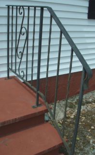 WROUGHT IRON HAND RAILING/ENTRANCEWAY/STAIRS & STOOP/INDOOR OUTDOOR 