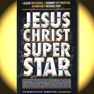 JESUS CHRIST SUPERSTAR: Broadway Revival Cast Creative Signed Poster!