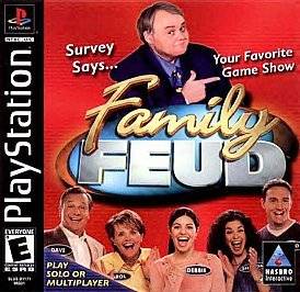 Family Feud Fued DISC WORKS Sony Playstation PS1