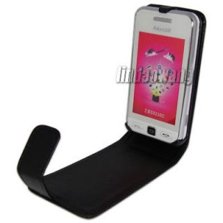   Leather Case Cover Pouch + LCD Film For SAMSUNG S5230 Star Tocco Lite
