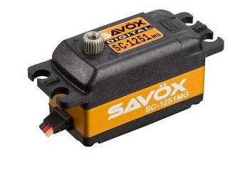 Savox SC 1251MG Low Profile High Speed Metal Gear Digital Servo 