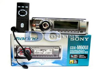 SONY CDX M60UI MARINE CD RECEIVER  / WMA PLAYER W/ USB