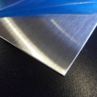 Brushed Stainless Steel Sheet .029 x 24 x 24   #4 Polish Backsplash