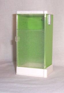 vintage Fisher Price miniature Shower Stall, Dollhouse accessory, 1978