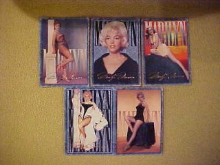 SPORTS TIME CARD CO Lot (5) Marilyn Monroe 1993 Trading Cards #16 