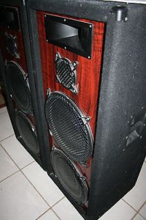 Prostudio 3 way DJ / Band Style Speakers 4 foot tall