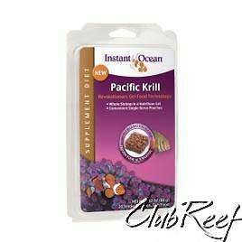 Pacific Krill Gel Marine Fish Food Instant Ocean 2.8oz