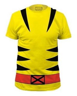 Wolverine Suit Marvel Costume Licensed T Shirt Adult Large