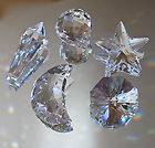 Swarovski Crystal Prisms Moon Star Ball Icicle Octagon Prism Ornament 