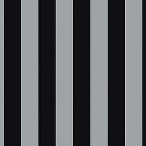 Black and Silver Striped Wallpaper (1.25 wide)