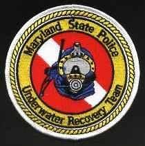 MARYLAND STATE POLICE DIVE RESCUE TEAM PATCH