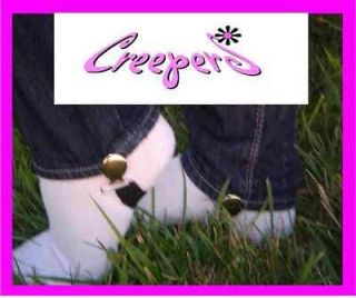 CREEPERS Stirrup jean clips worn inside your boots 3 pairs   save on 