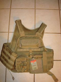  With AR500 10 x12 Curved Steel Plates & Tactical Coyote Carrier