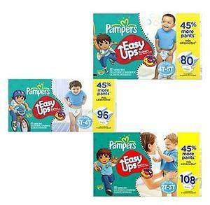Pampers Easy Ups girls and boys all sizes diapers cheap