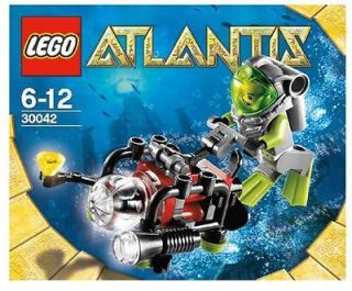 LEGO ~ ATLANTIS ~ Octopus & Mini Sub (mini Sets 30040 & 30042) ~ NEW 