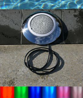 Multi color 546 LED stainless swimming pool light