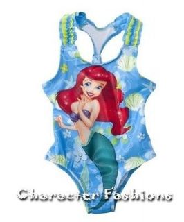The Little Mermaid ARIEL Swimsuit Size 2T 3T 4T 5T Bathing Swim Suit 