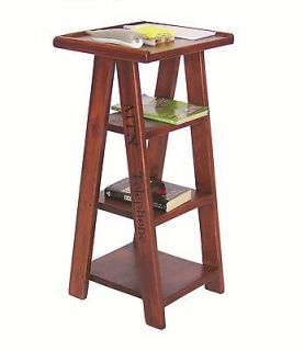 NEW AUTHENTIC WOOD LADDER TELEPHONE TABLE STAND MADE IN USA
