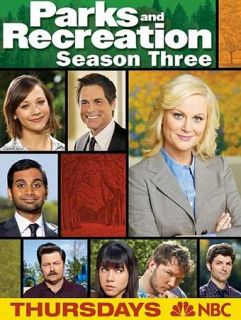 Parks and Recreation Season Three DVD, 2011, 3 Disc Set