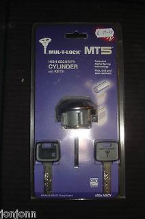MUL T LOCK MT5 HIGH SECURITY CYLINDER & KEYS. * * * OVER 30% OFF RRP 
