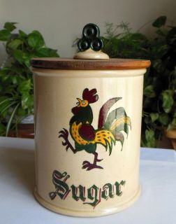 Metlox Poppytrail California Provincial Sugar Canister with Lid