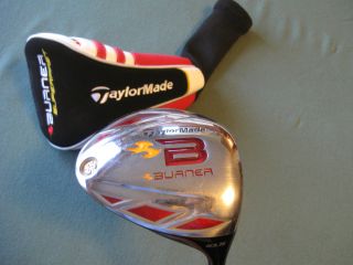 TAYLORMADE BURNER 2009 DRIVER & HEADCOVER 10.5* STIFF EXCELLENT