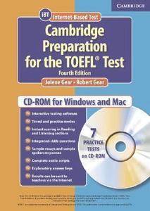 Cambridge Preparation for the TOEFL Test Student CD ROM by Robert Gear 