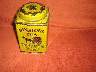 great collectable ringtons tea caddy/tin