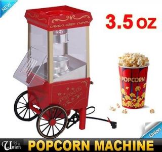   5OZ Red Mini Popcorn Machine Maker Popper Cart Commercial Tabletop Hot