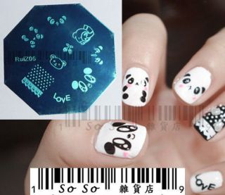 Nail Art Stamping Image Template Plate Z06 *** NEW ***