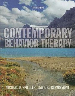 Contemporary Behavior Therapy by Michael D. Spiegler and David C 