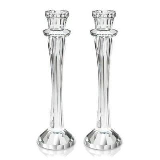 Mikasa Jolie Crystal Taper Candle Holders, 10 Set of 2