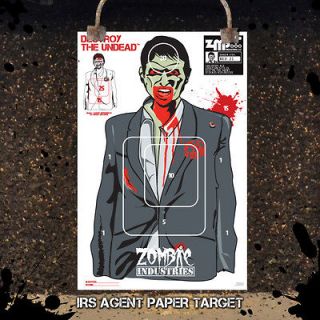 Large IRS Agent spi 18x24 Zombie Paper Shooting Silhouette Target 