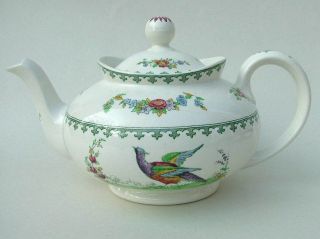   Copeland Spode Vienna Bird Pattern Large Size Teapot & Lid in VGC
