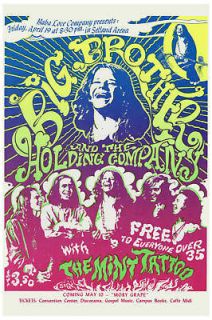 Classic Rock Janis Joplin & Big Brother at Selland Arena Poster 