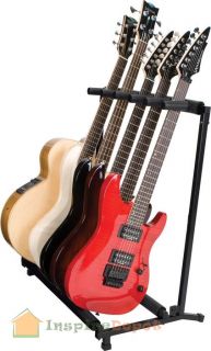 Multiple 5 Guitar Stand Rack Storage Electric Acoustic Guitar 