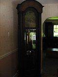 herschede antique grandfather clocked with 3 chimes mahogany with moon 