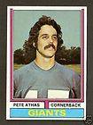 1970 Topps Football 41 PETE CASE New York Giants NM