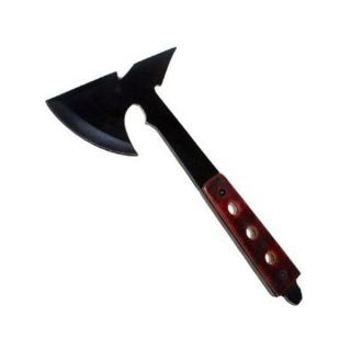 Universal Full Tang Spiked Axe Throwing Tomahawk   Wooden Handle