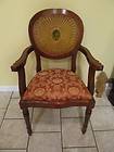   Cane Rattan Round Back Cherubim Victorian Dining Chair Chairs Set 6