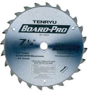 Tenryu BP 18524 7 1/4 Board Pro Blade Fiber Cement Siding 24 Teeth