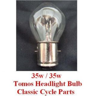 Tomos Headlight Bulb 12V 35w/35w Head Light Sprint ST Targa Std LX
