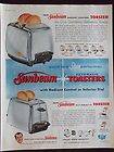 1958 Sunbeam Automatic Toaster Radiant Control Toaster Perry Como 