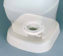Thetford 24967 White RV Permanent Toilet Riser