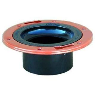 Genova Products 85146 4 X 3 ABS DWV Closet Flange With Adjustable 