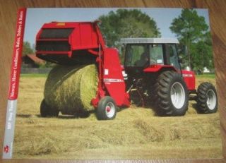Massey Ferguso​n MF Hay Tools Sales Brochure Mowers Cond