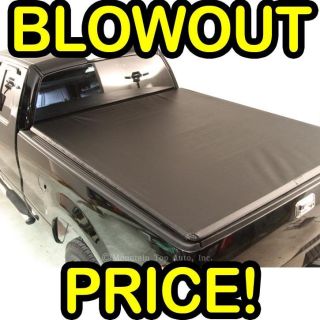 Professional Vinyl Soft Roll Up Tonneau Cover Chevy S 10 Sonoma 6 Bed 