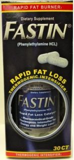 Fastin Rapid Fat Loss 30ct, Diet, Energy, Weight Loss, Fat Burner No 